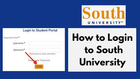 Login South University.
